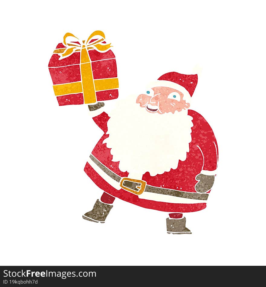 cartoon santa claus