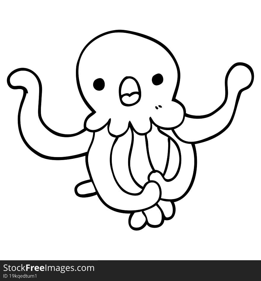 cartoon jellyfish