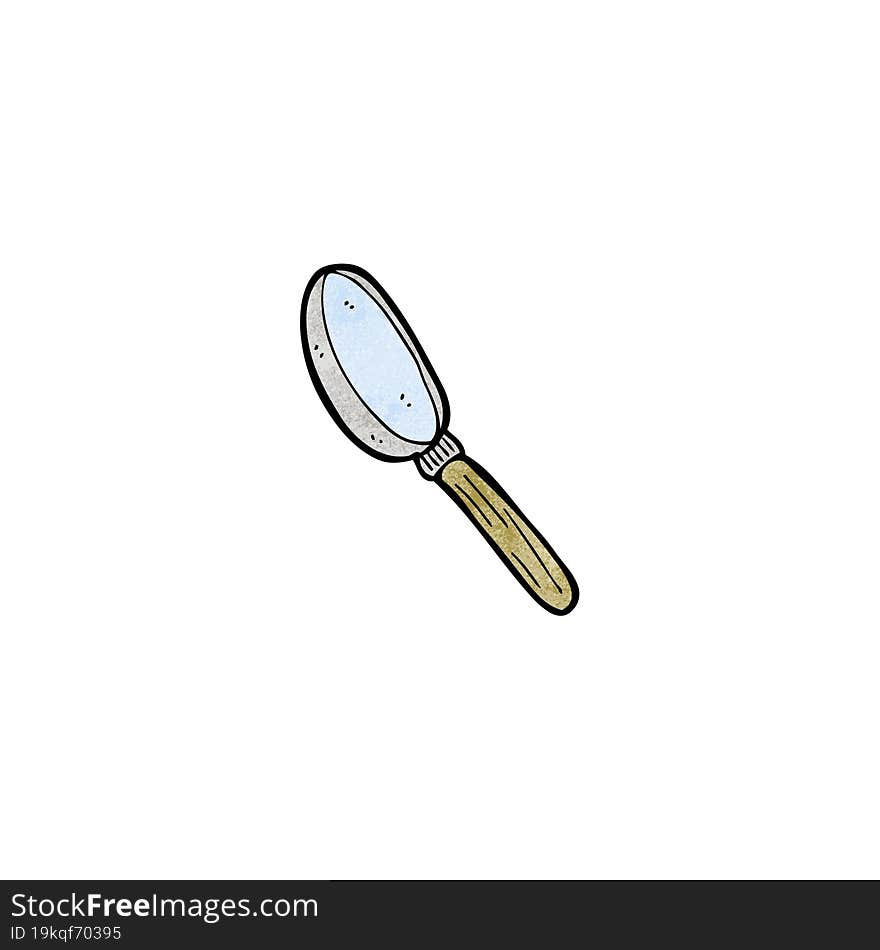 cartoon magnifying glass