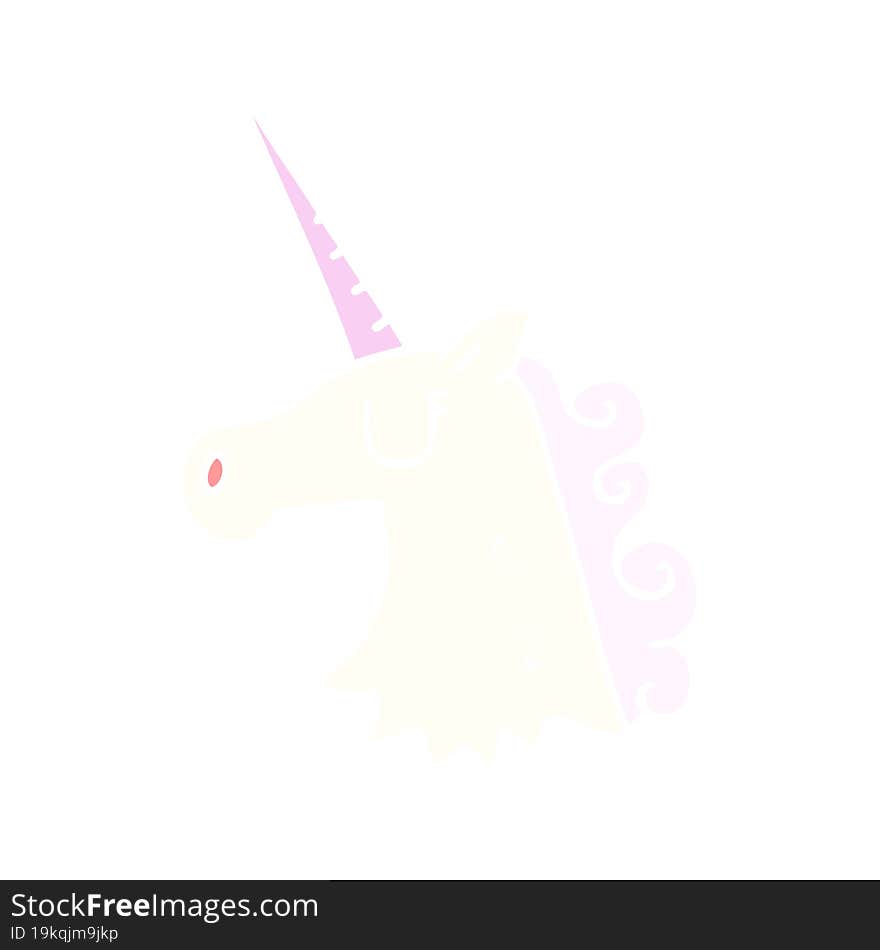 cartoon doodle pretty unicorn