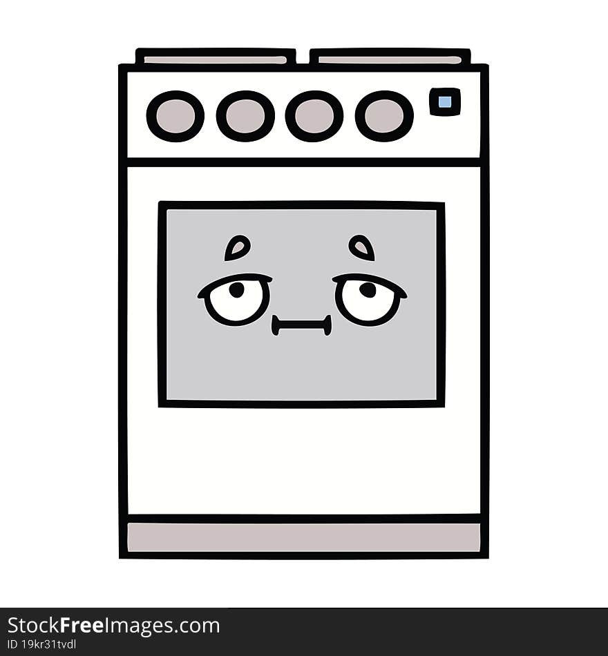 cute cartoon kitchen oven