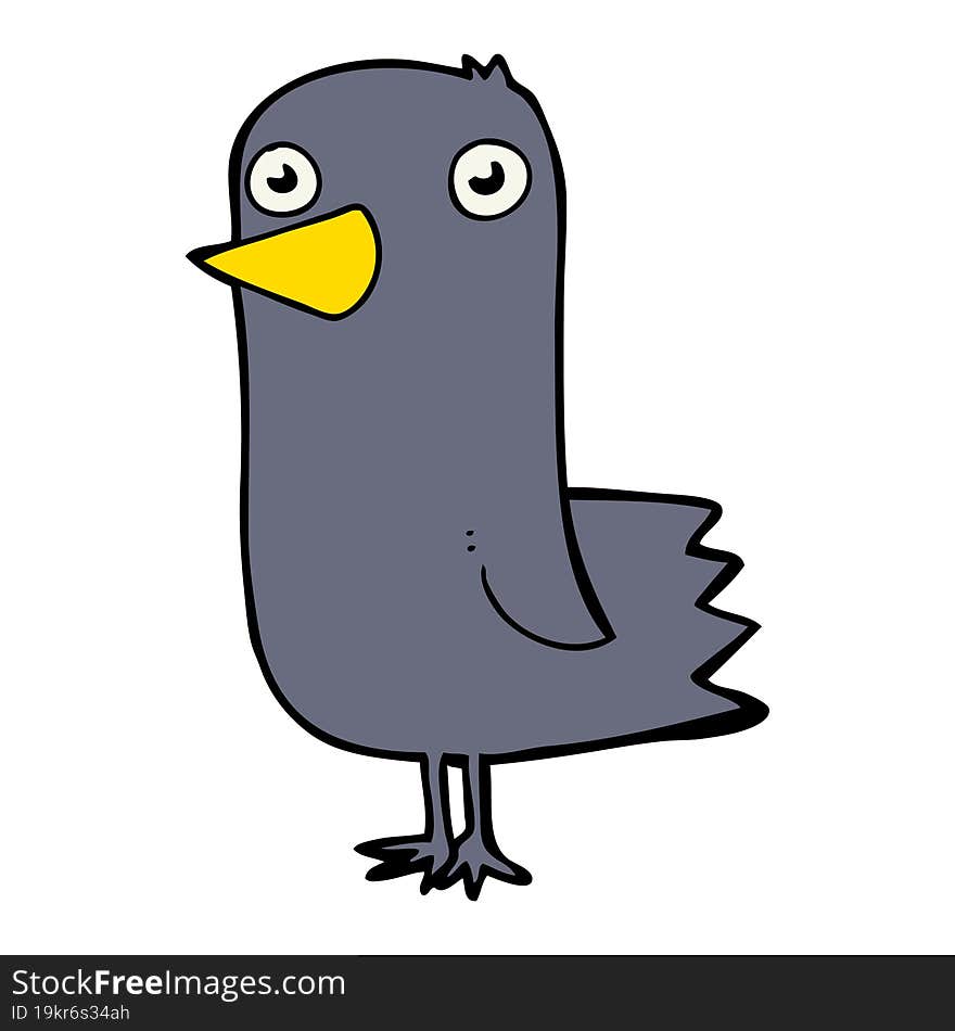 cartoon bird