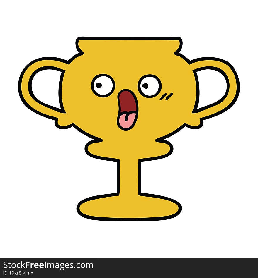 cute cartoon trophy