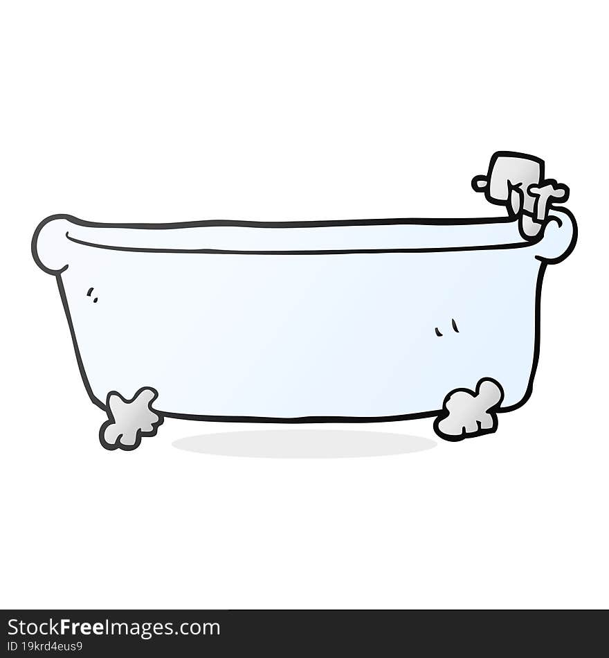 cartoon bath