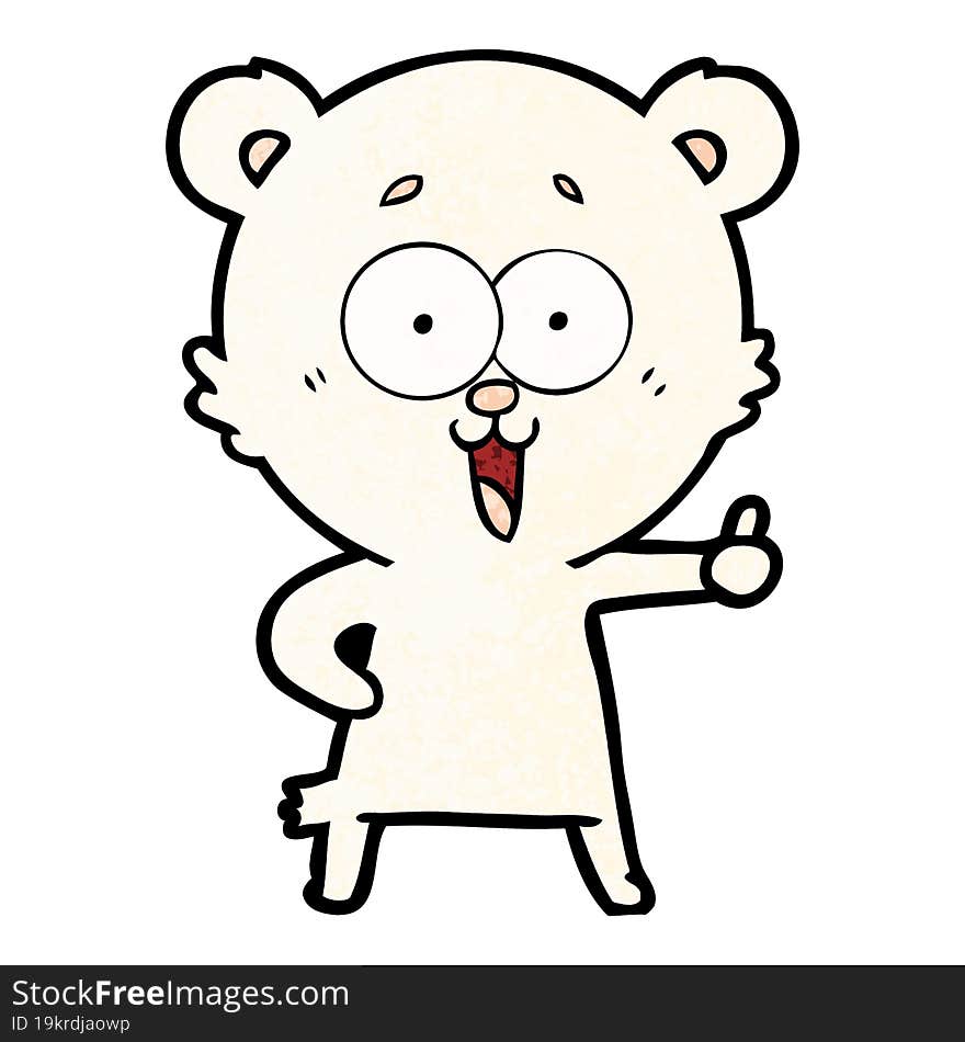 laughing teddy  bear cartoon. laughing teddy  bear cartoon