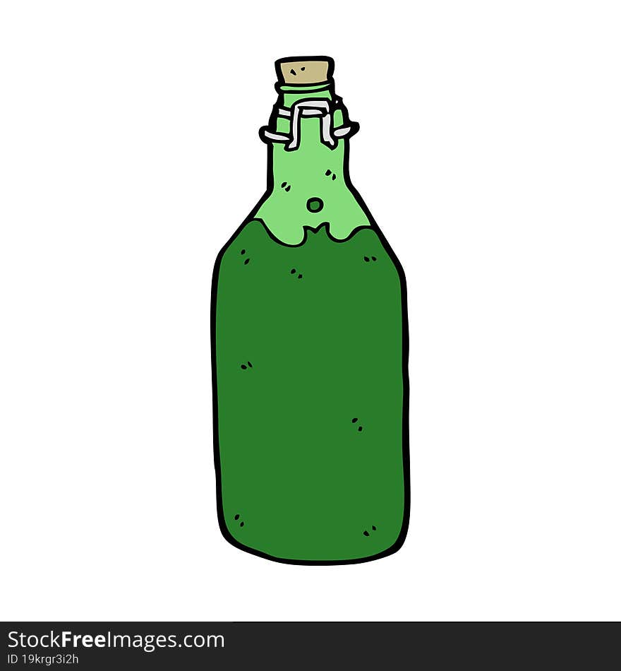 cartoon bottle