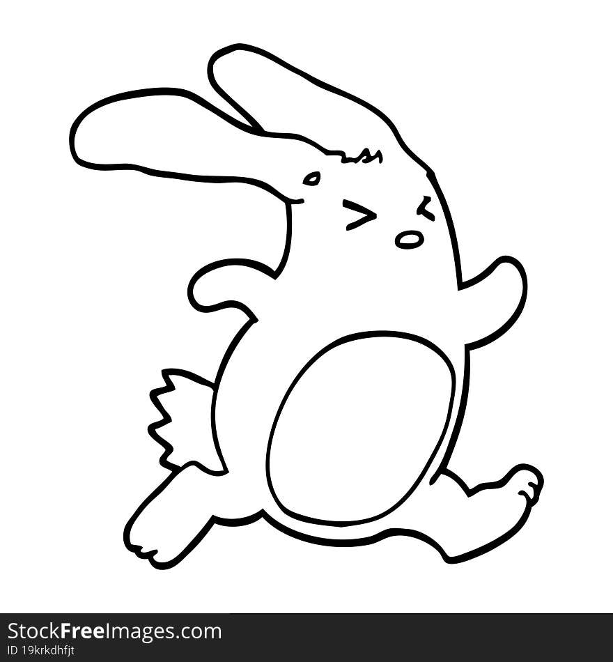 cartoon rabbit