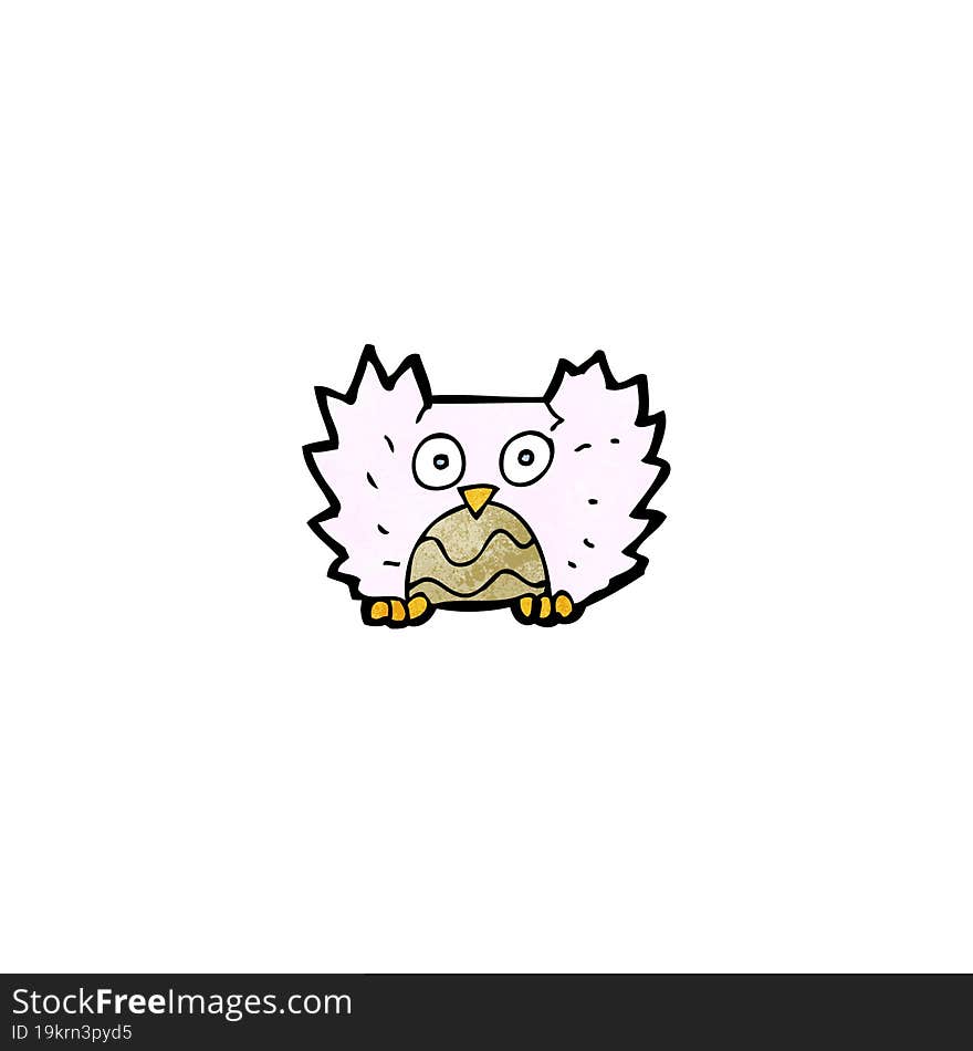 cartoon little owl