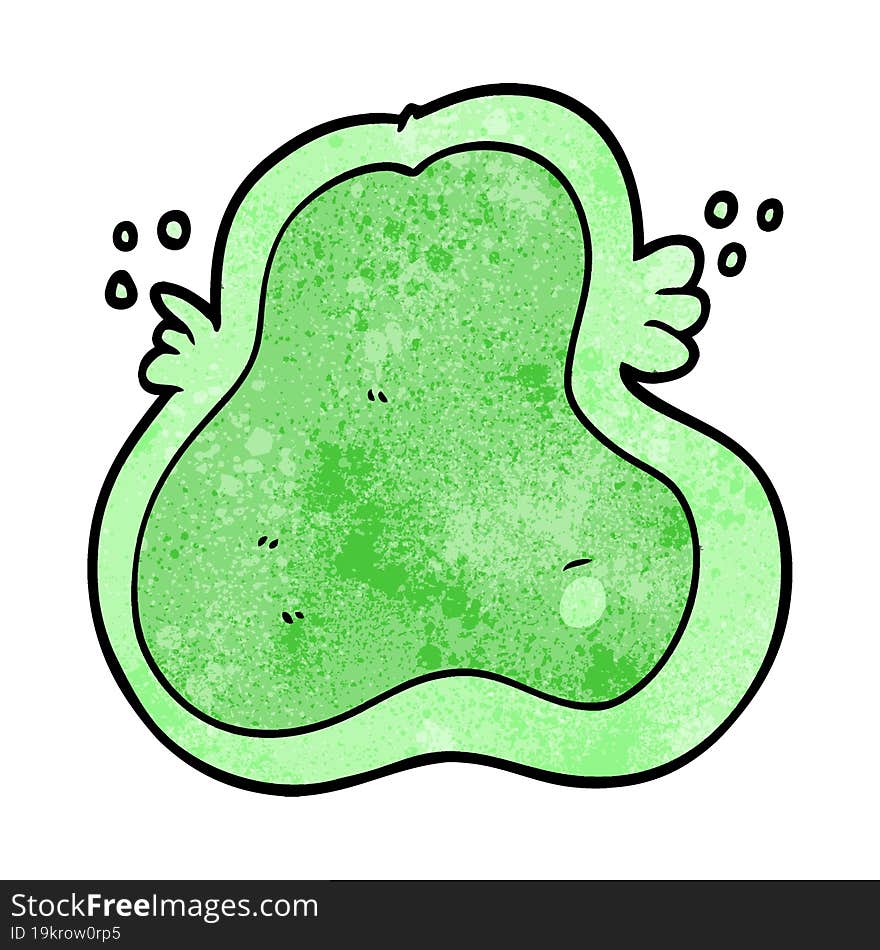 cartoon amoeba. cartoon amoeba