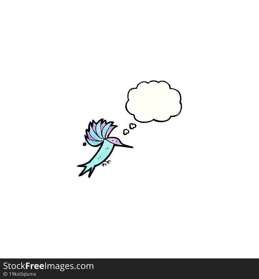 cartoon hummingbird