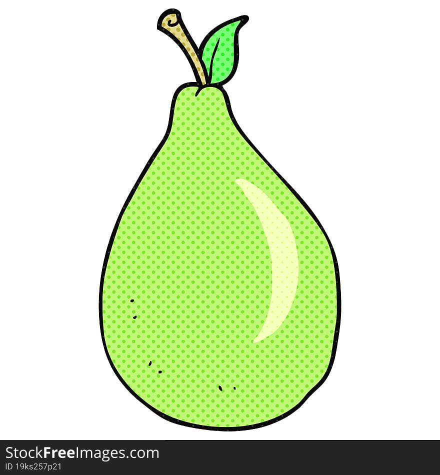 cartoon pear