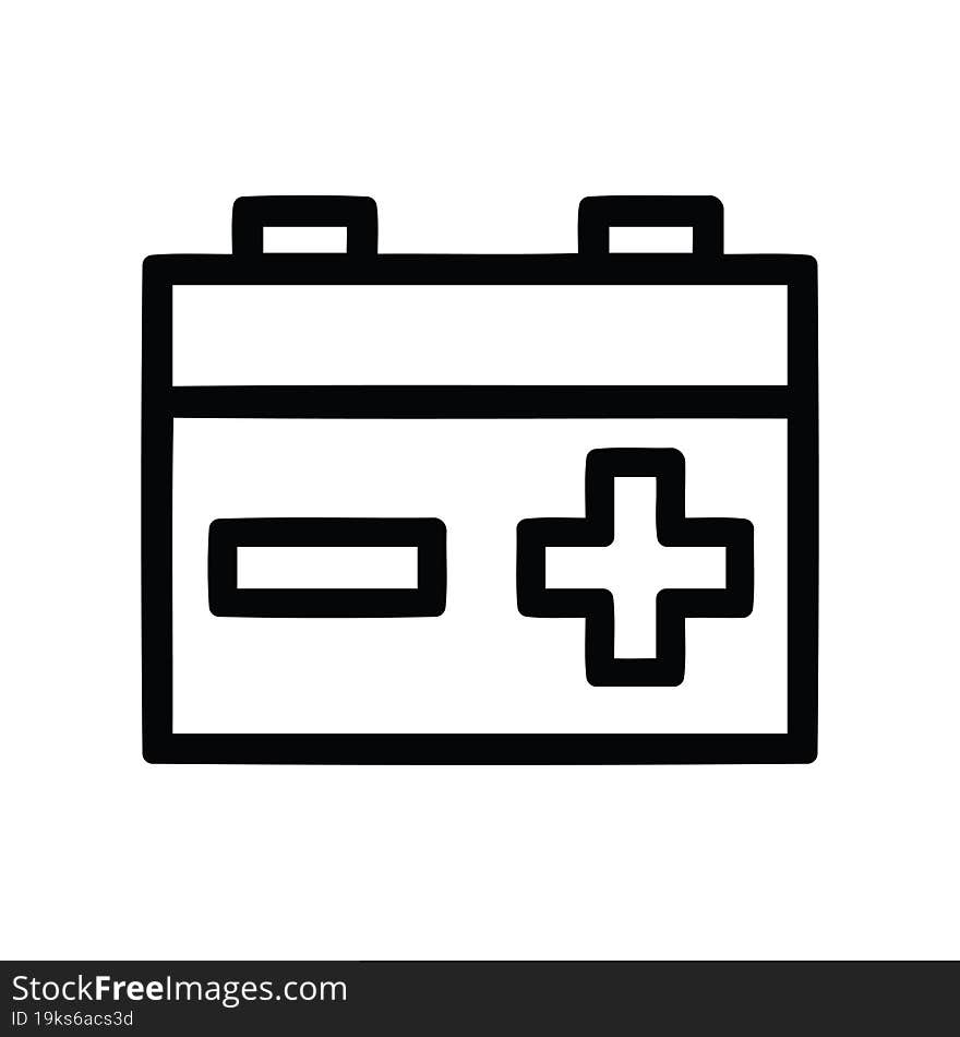 industrial battery icon