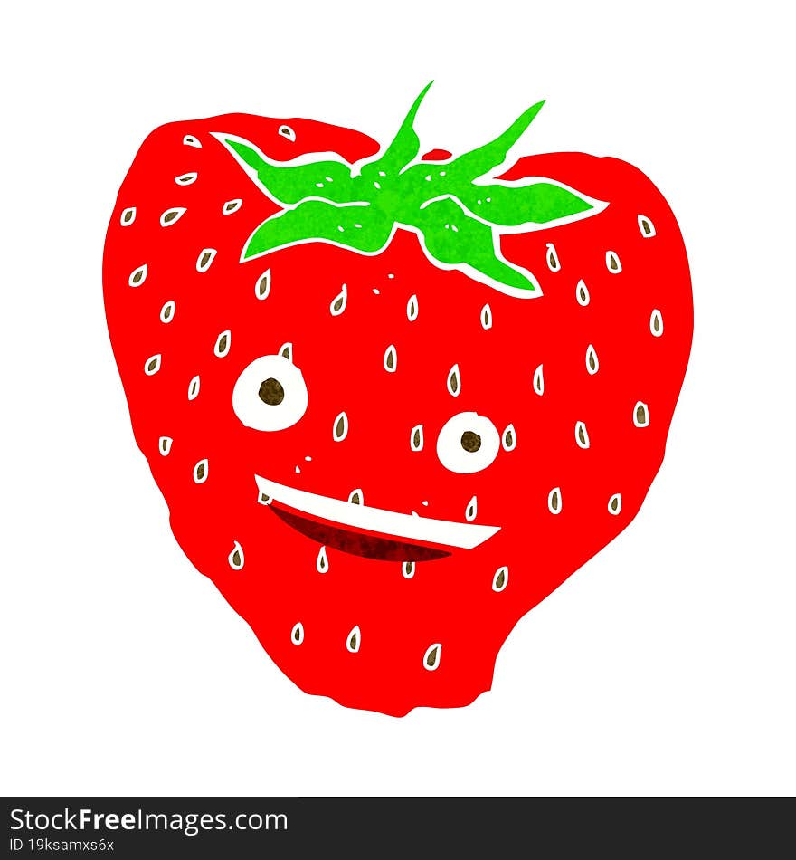 cartoon strawberry