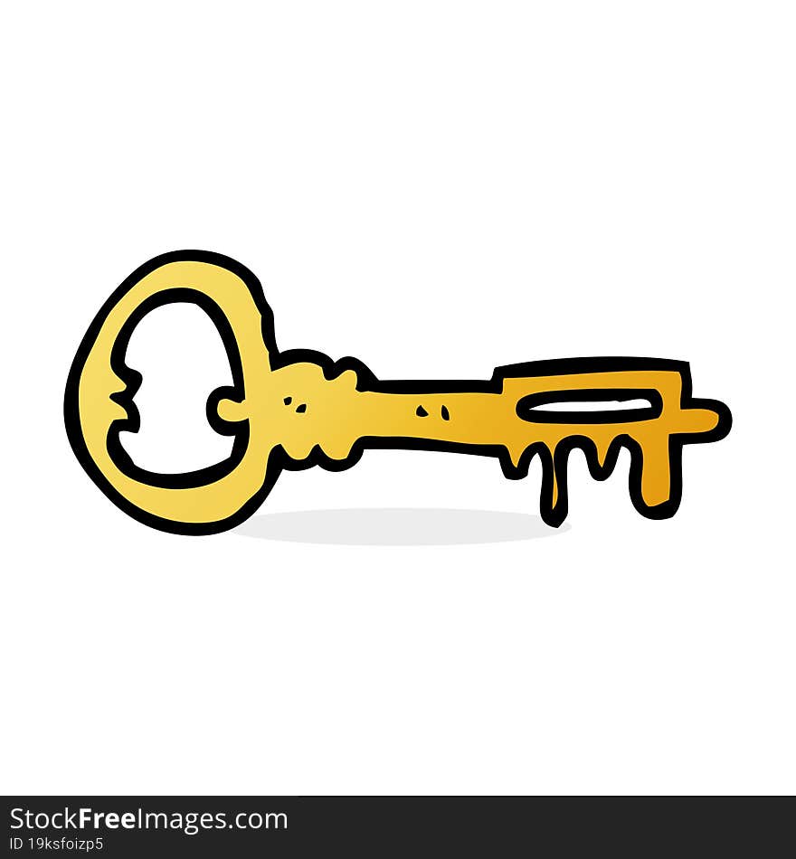 cartoon key