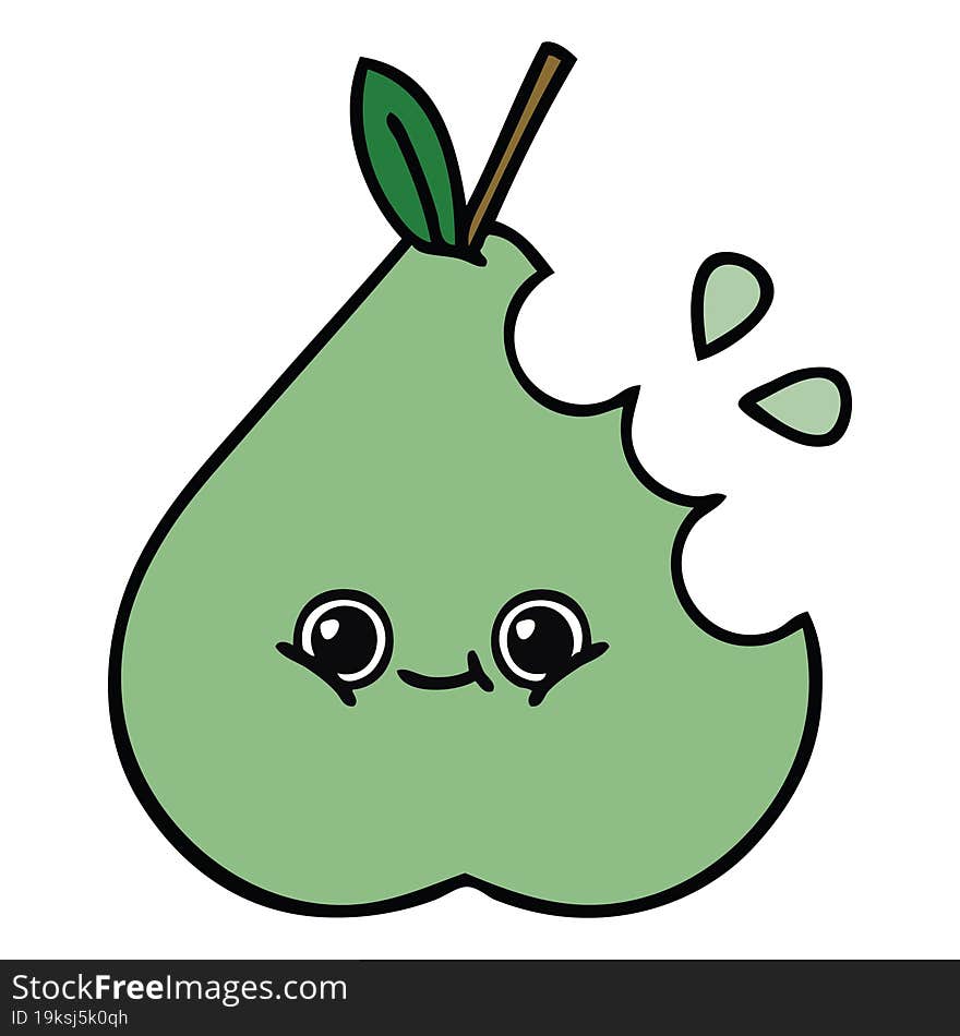 Cute Cartoon Pear