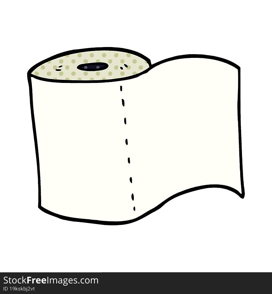 Cartoon Doodle Toilet Roll