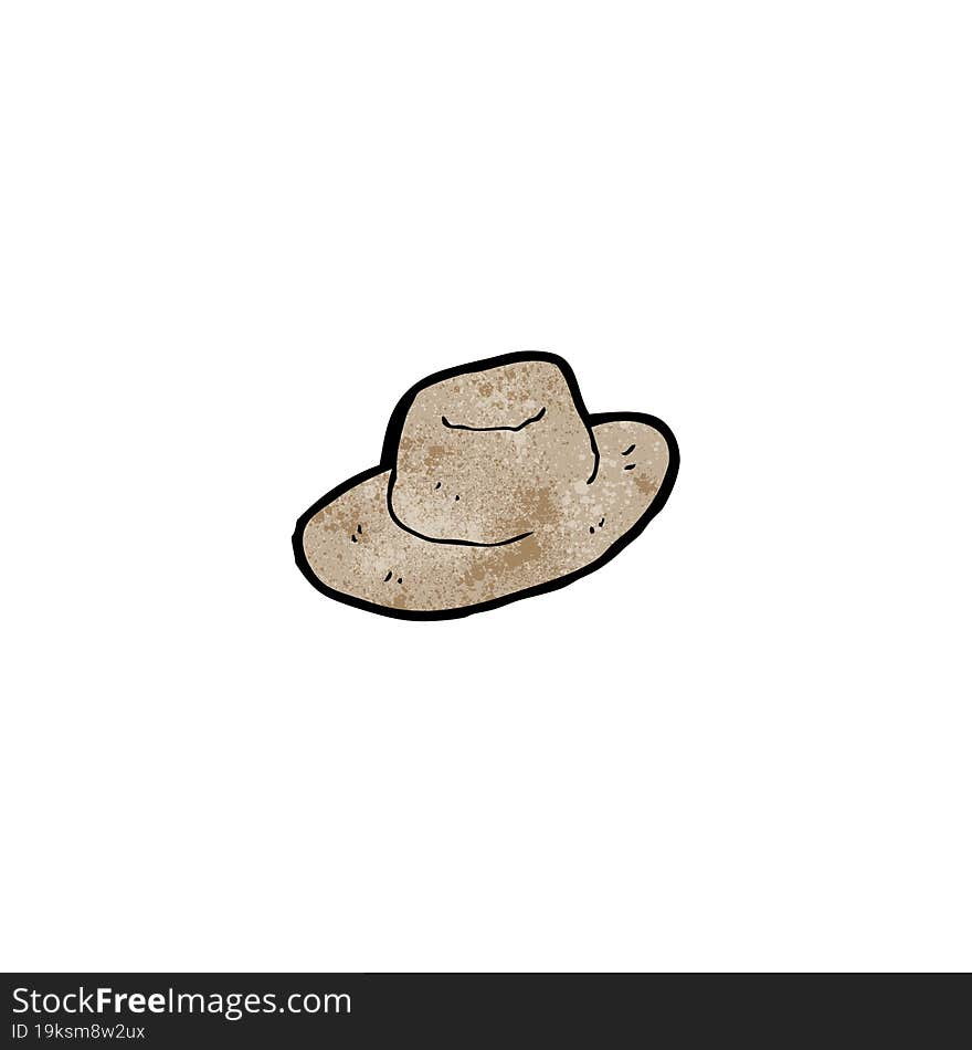 cartoon old hat