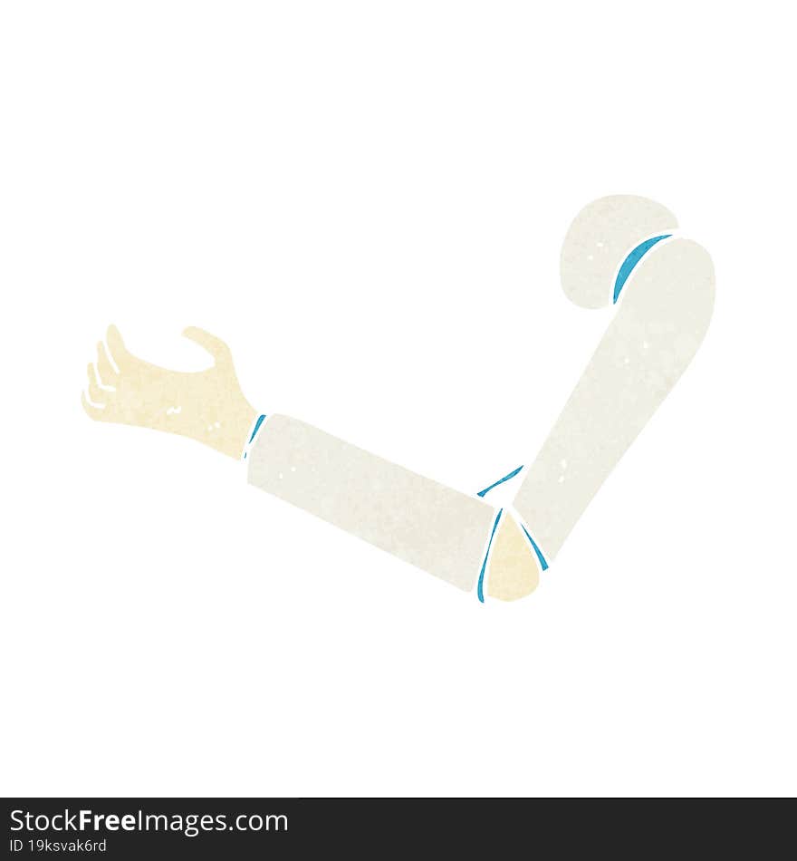 Cartoon Prosthetic Arm