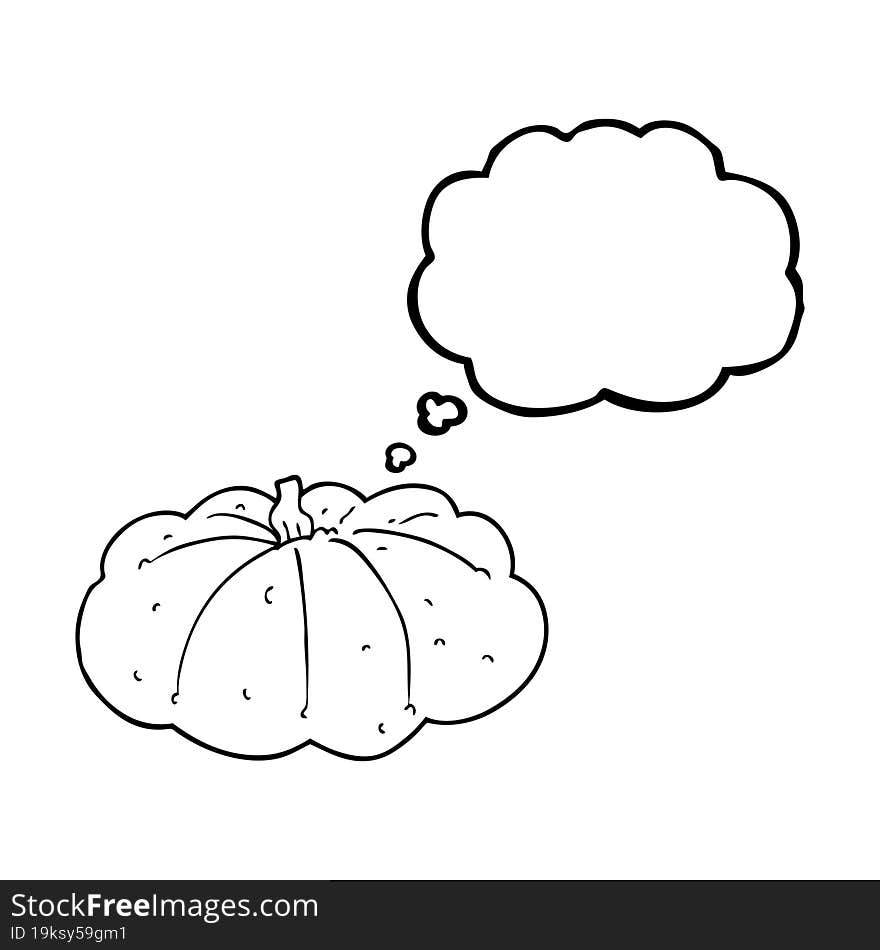 thought bubble cartoon squash