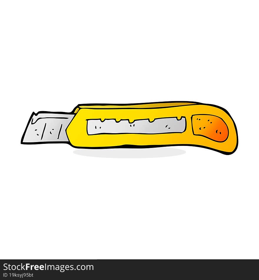 cartoon knife