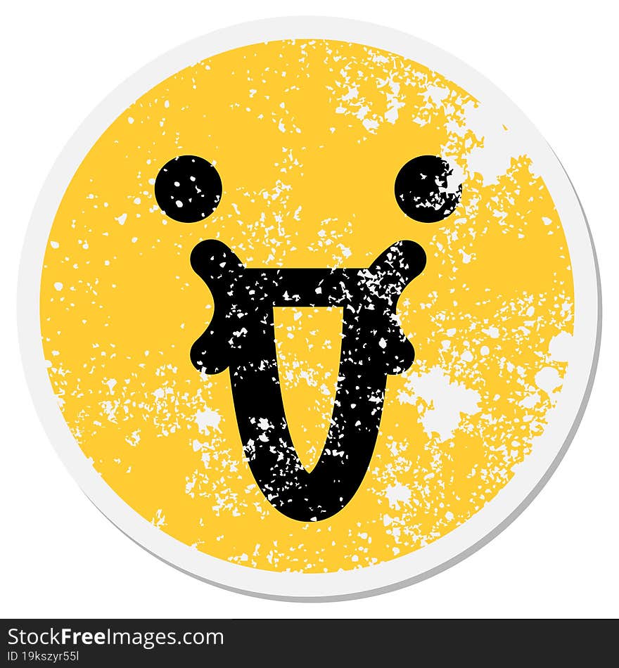 simple happy face circle