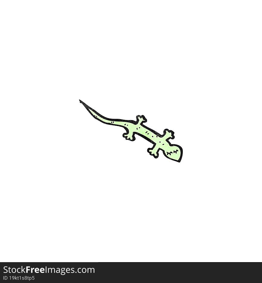 cartoon lizard