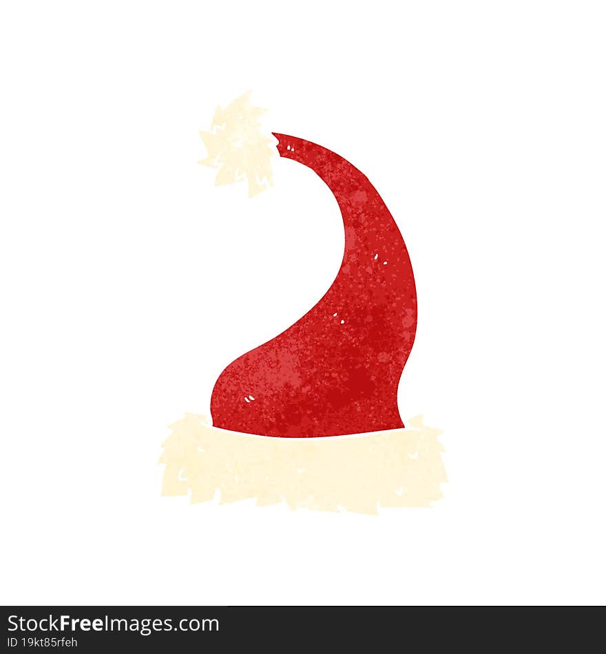 cartoon santa hat