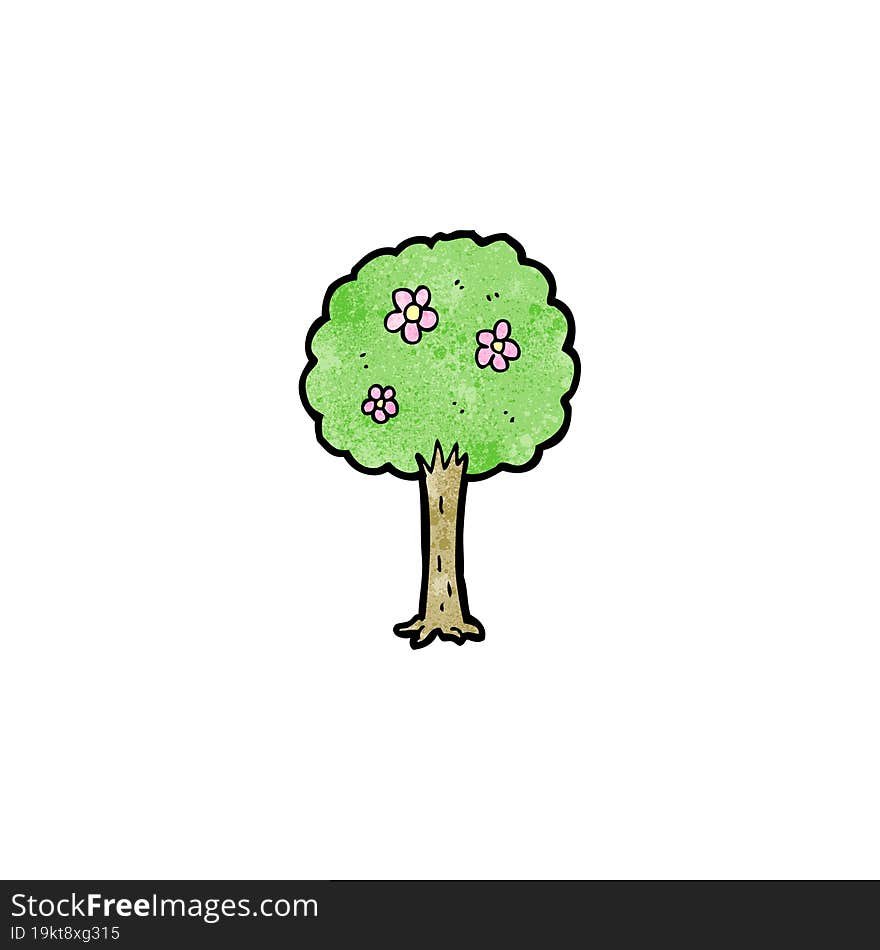 cartoon tree