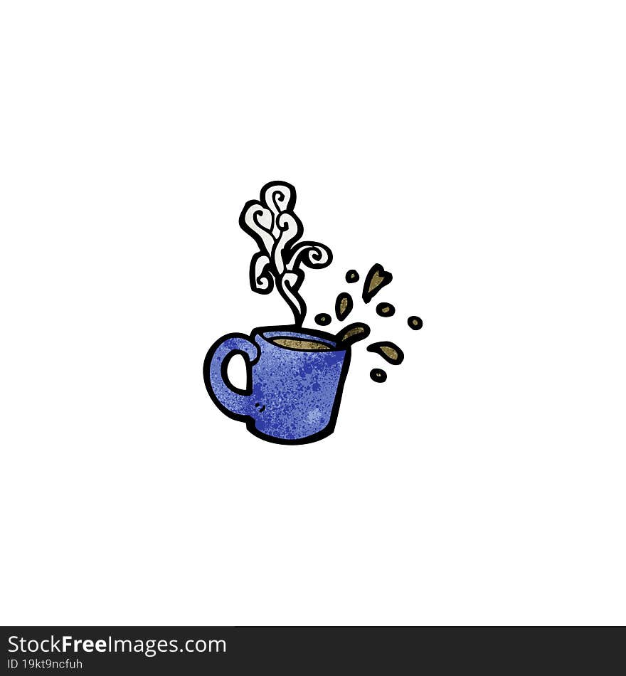 Cartoon Hot Coffee