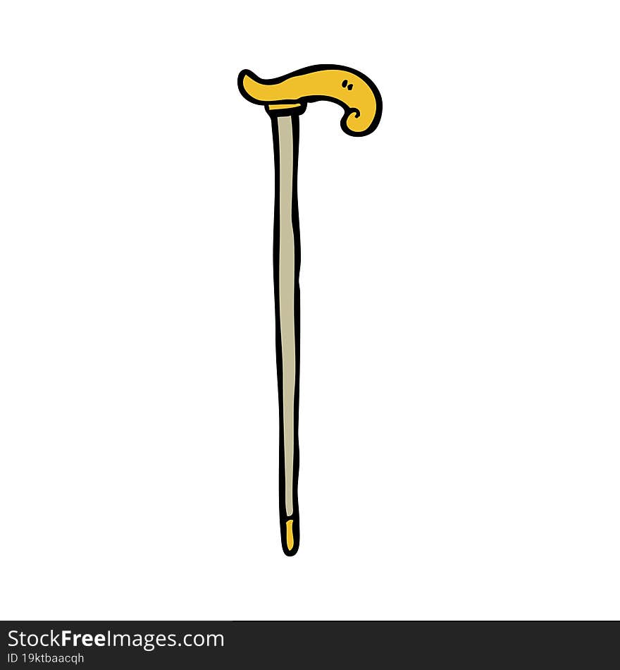 cartoon walking stick