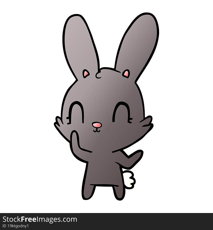 cute cartoon rabbit. cute cartoon rabbit