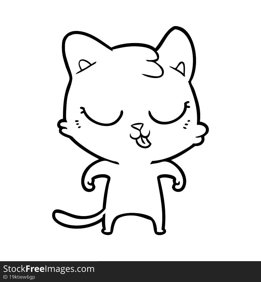 cartoon cat. cartoon cat