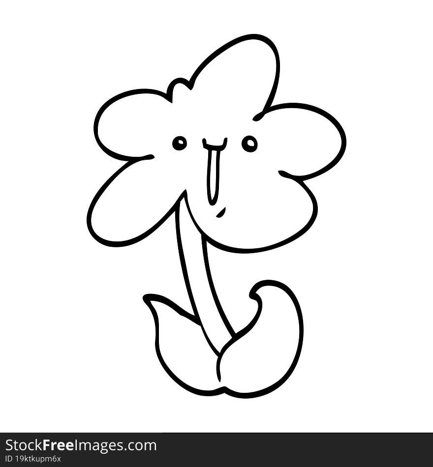 cartoon flower