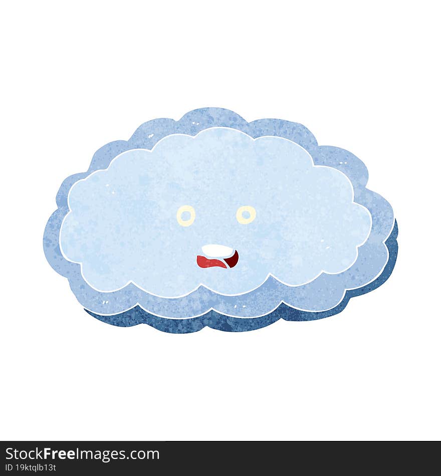 cartoon decorative cloud