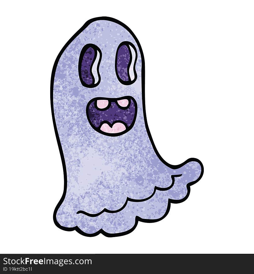 cartoon doodle spooky ghost