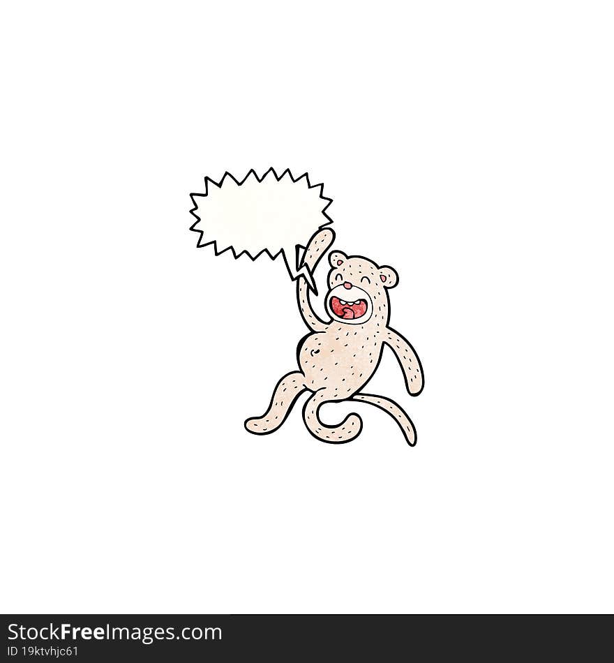 Funny Cartoon Monkey