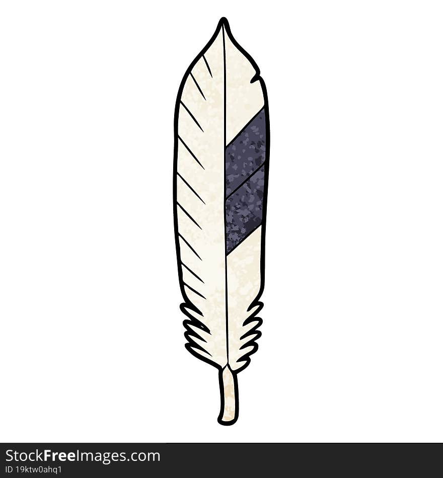 cartoon feather. cartoon feather