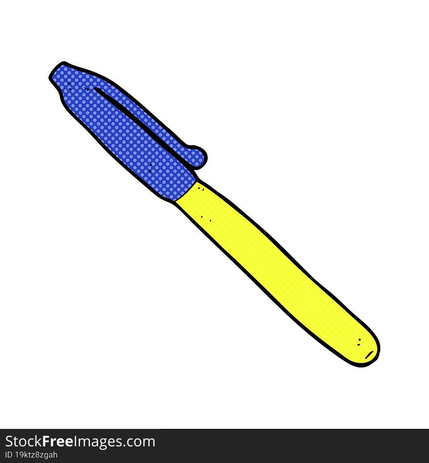 cartoon pen