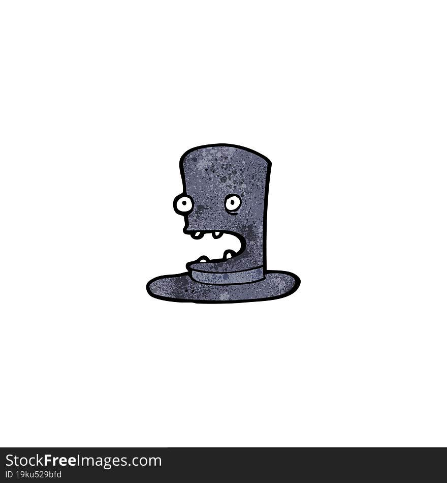 funny cartoon top hat