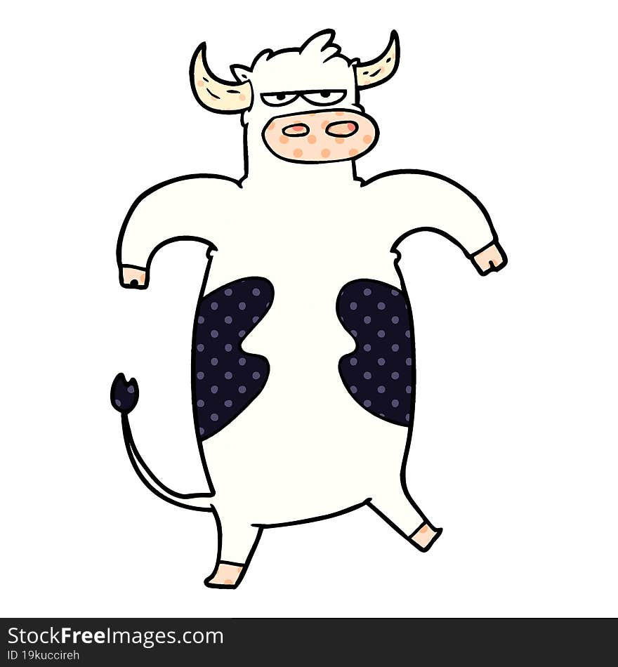 cartoon bull. cartoon bull