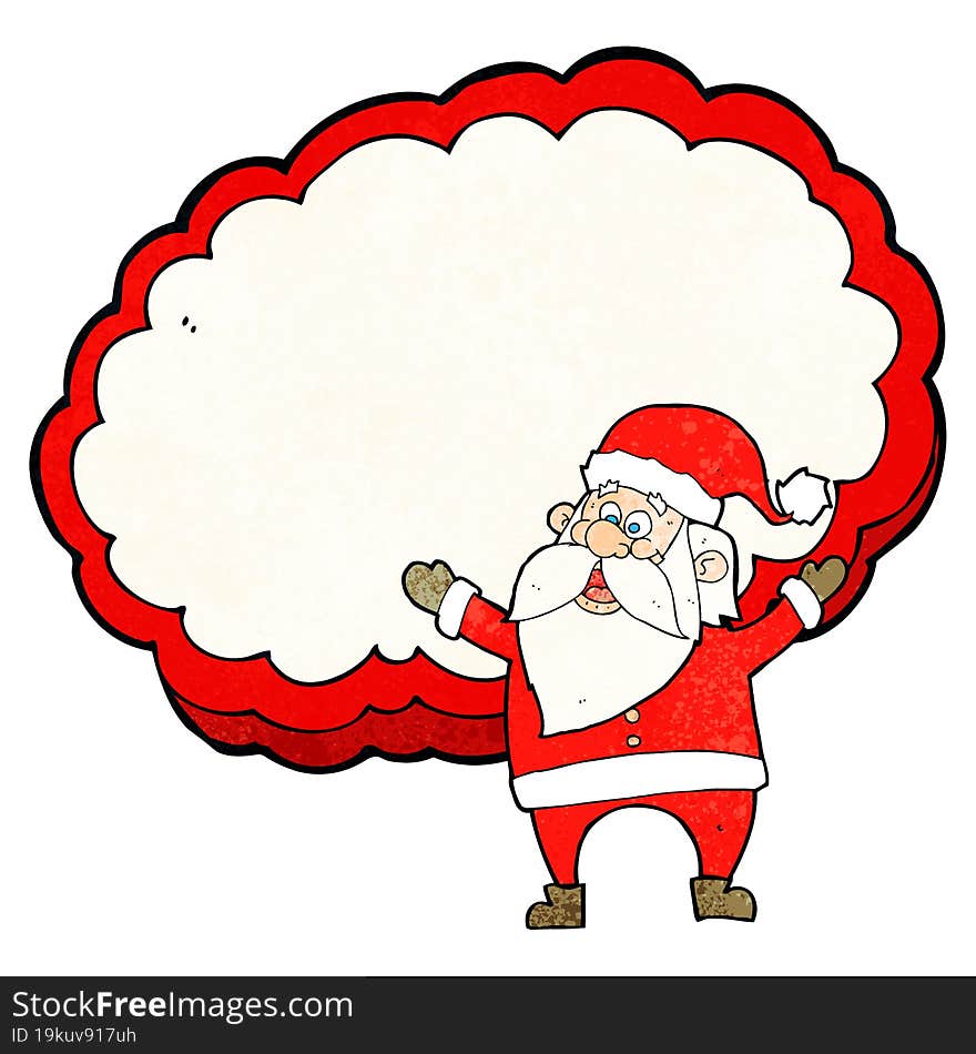 cartoon santa claus