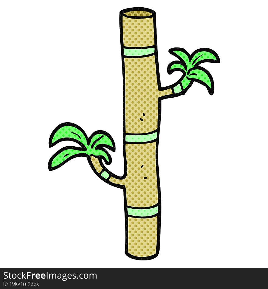 cartoon bamboo