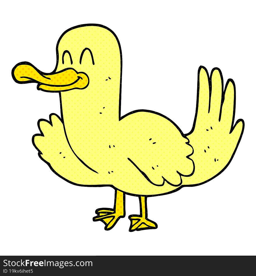 cartoon duck