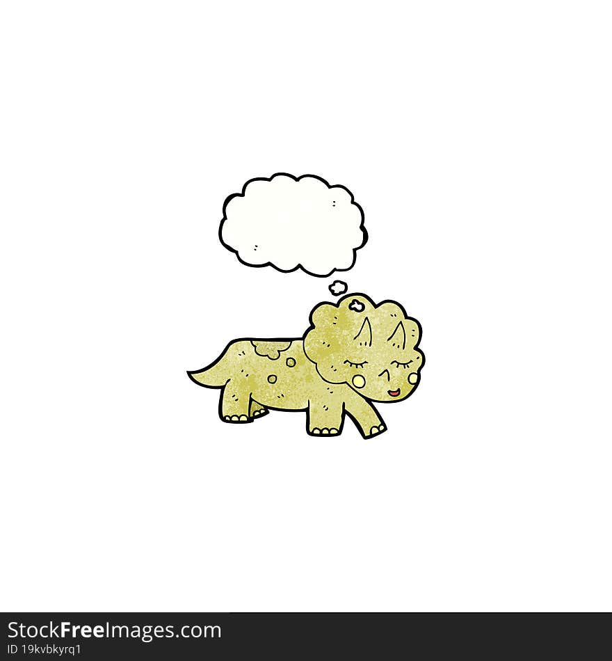 cartoon triceratops