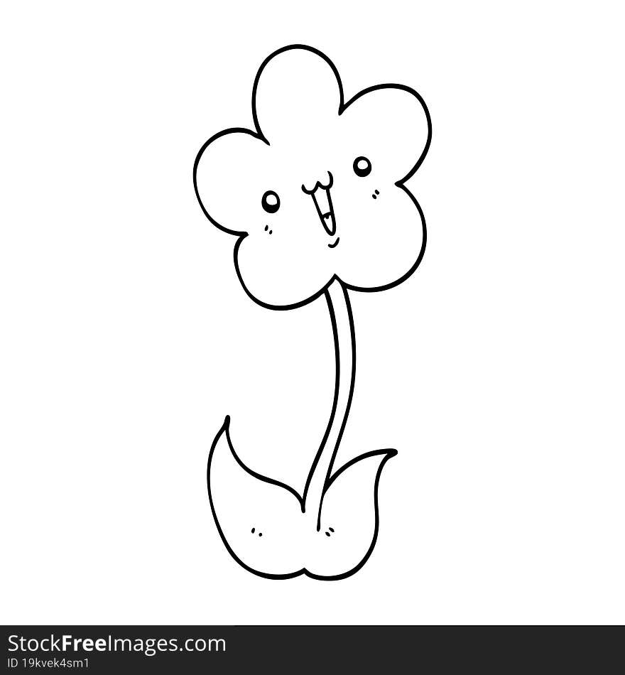 cartoon flower