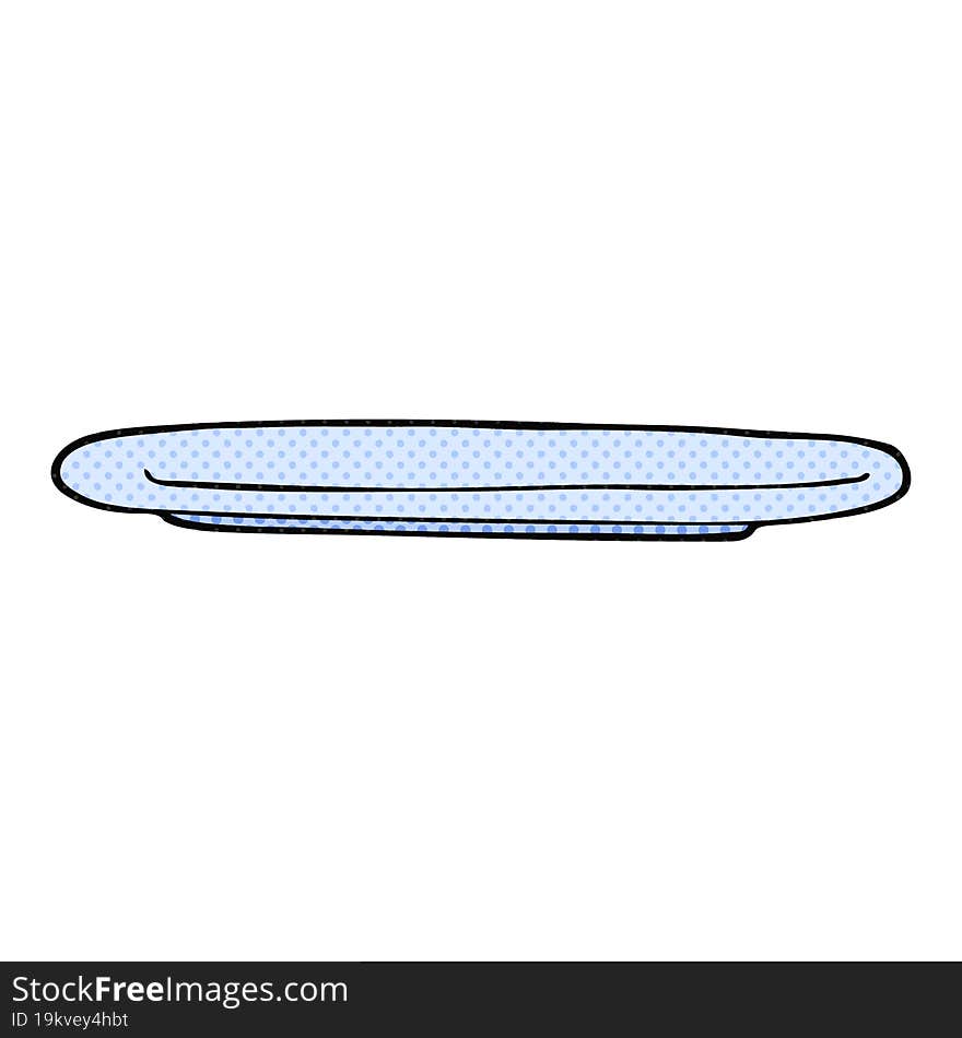 Cartoon Empty Plate