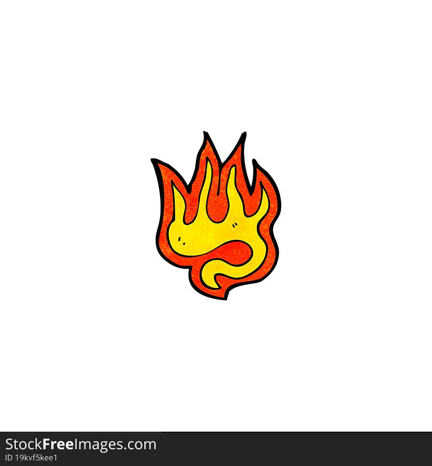 cartoon fire