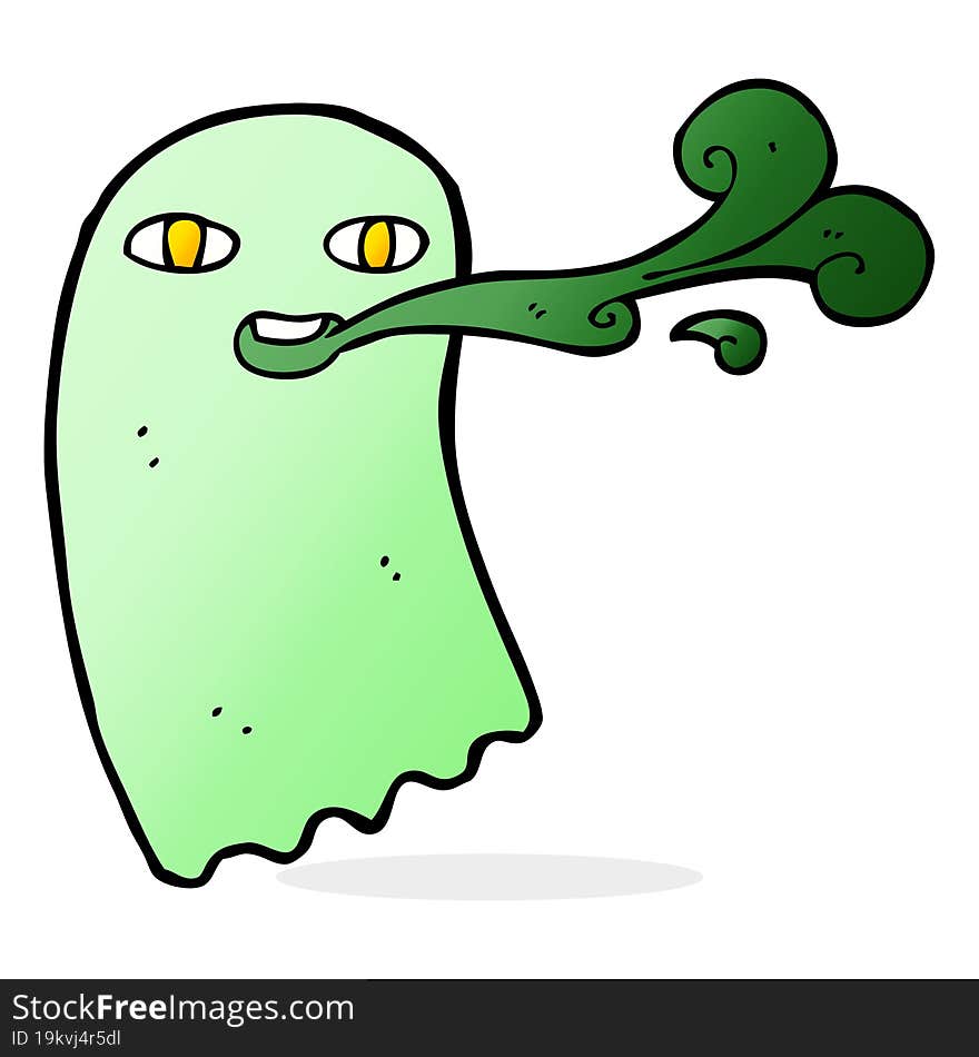 Funny Cartoon Ghost