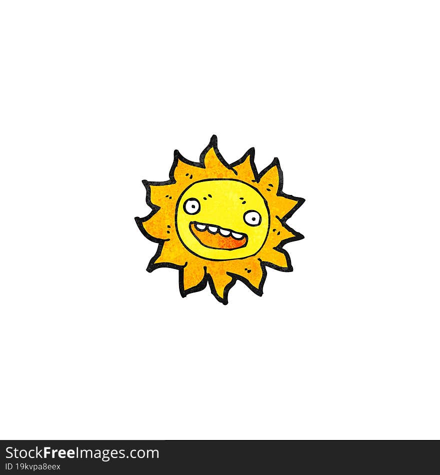 cartoon sun