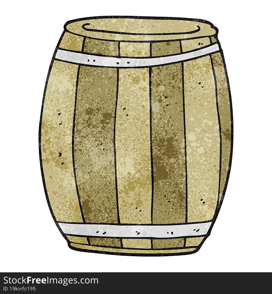 textured cartoon barrel